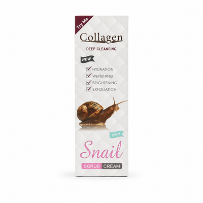 Collagen Deep Cleansing Snail Scrub Cream 150ml