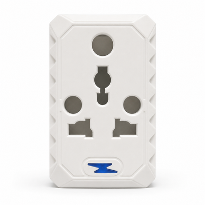 Universal Multi-Plug Travel Adaptor – White