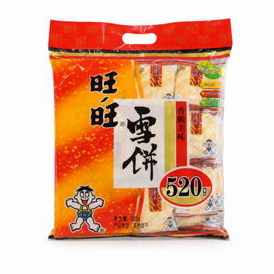 Want Want Snow Rice Crackers – 520g