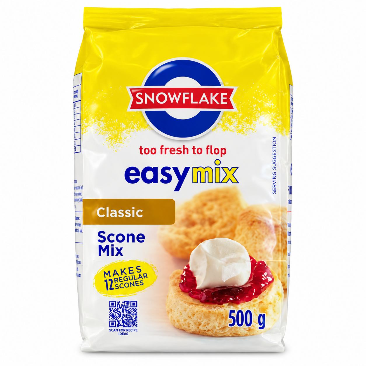 Cute Panda Rings Snowflake Easymix Classic Scone Mix 500g | MrPanda - MR PANDA