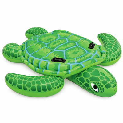 Suntone Inflatable Turtle Ride-On Pool Float with Handles | Mr Panda