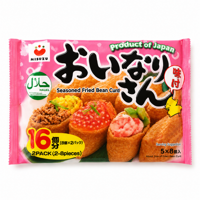 Misuzu Inari San Seasoned Fried Bean Curd – 16 Pieces