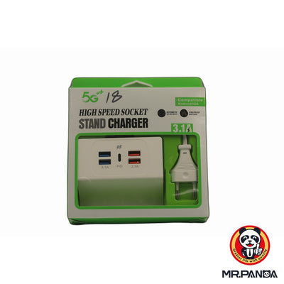 5G++ High Speed Socket Stand Charger