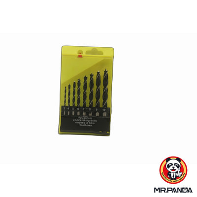 Brad Point Wood Drill Bit Set - 8Pc
