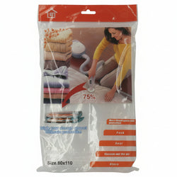 Vacuum Storage Bag 80 x 110cm – Space Saving Compression Storage Bag for Clothes, Bedding & Blankets