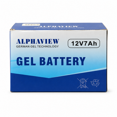 Alphaview 12V 7Ah Rechargeable Gel Battery