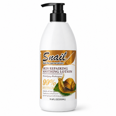 Wokali Snail Repairing & Soothing Body Lotion 550ml