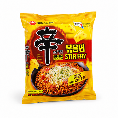 Nongshim Shin Ramyun Stir Fry with Cheese | MrPanda