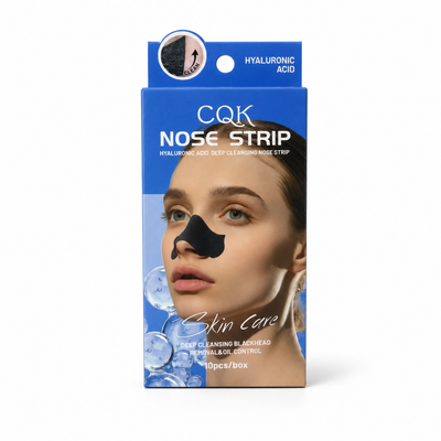 CQK Hyaluronic Acid Deep Cleansing Nose Strips – 10 Pack