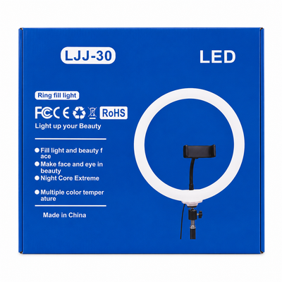 LJJ-30 LED Ring Light with Phone Holder | Mr Panda