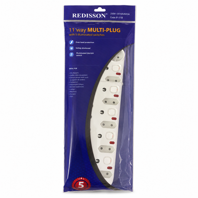 Redisson 11-Way Multi-Plug