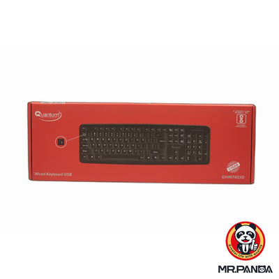 Quantum QHM7403D Wired USB Keyboard
