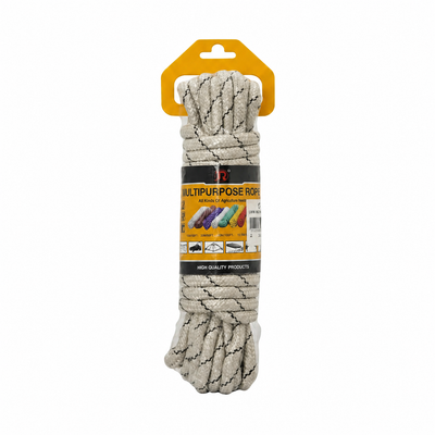 Multipurpose Braided Rope 10mm x 10m White | Heavy Duty Utility Rope for Home, Garden, Camping & DIY