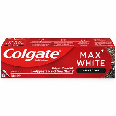 Colgate Max White Charcoal Toothpaste 75ml | Mr Panda