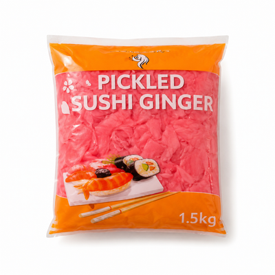Pickled Sushi Ginger 1.5kg | Pink Gari for Sushi