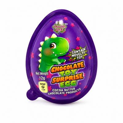 Double Luck Chocolate Toy Surprise Egg – 24 Pack