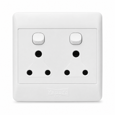 Yamato Double Wall Socket 16A 250V – White