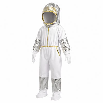 Kids Astronaut Costume Set – Silver Space Explorer Outfit