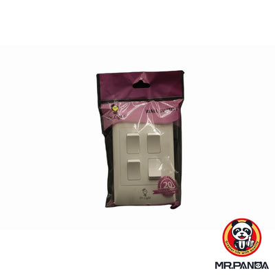 Dr.Light White 4 Lever Wall Switch