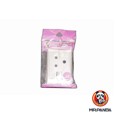 Dr. Light 4x2 Single Wall Switched Socket