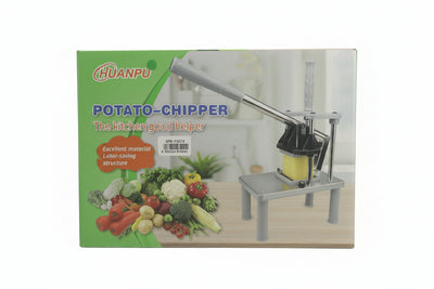 Heavy-Duty Manual Potato Chipper and Commercial French Fry Slicer