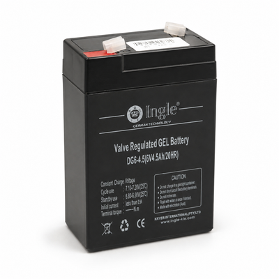 Ingle DG6-4.5 6V 4.5Ah Rechargeable GEL Battery