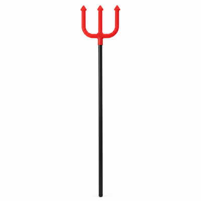 Red Devil Trident Costume Prop – Halloween Accessory