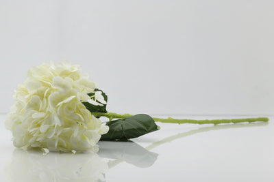 White Artificial Hydrangea Stem