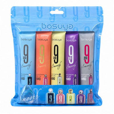 Bosuya 9 AM/PM Smoothy High-Hydrating Hand Cream Set – 5 Piece