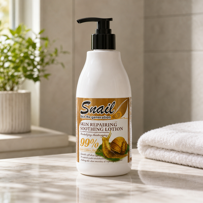 Wokali Snail Repairing & Soothing Body Lotion 550ml