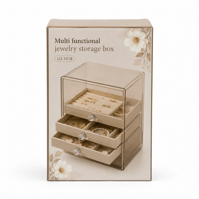 3-Drawer Acrylic Jewelry Organizer