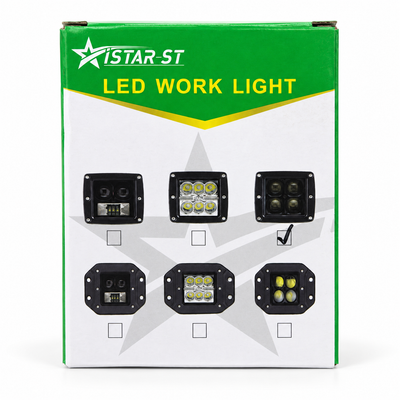 ISTAR-ST GZD-054 4-LED Work Light – 6000K IP67