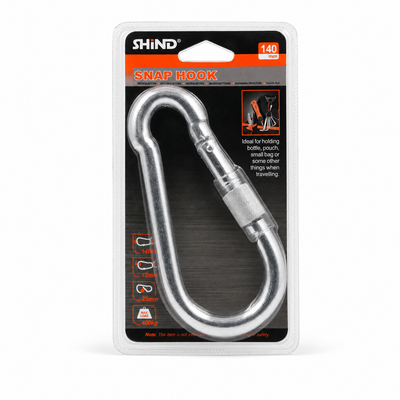 SHIND 140mm Locking Snap Hook – Heavy-Duty 400kg