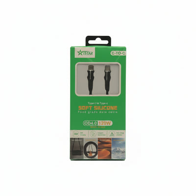 iStar Soft Silicone Food Grade Data Cable
