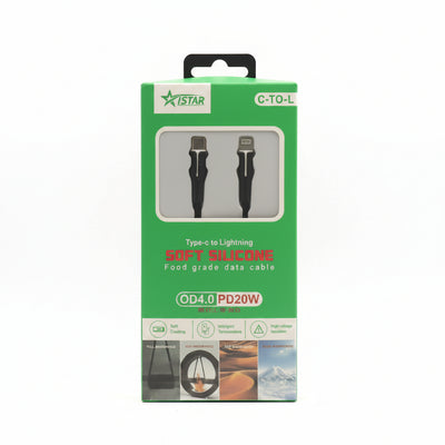 iStar Soft Silicone Food Grade Data Cable.