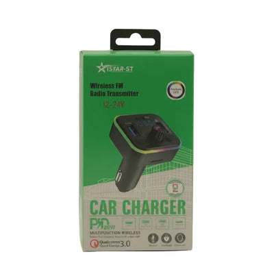 Wireless FM Radio Transmitter and Car Charger