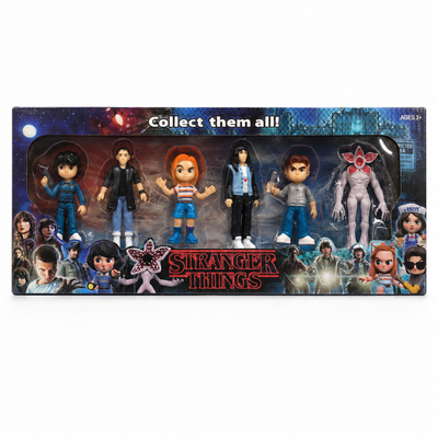 Stranger Things-Themed 6-Piece Collectible Figure Set