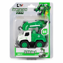 5 Fit in 1 Robot Vehicle Toy | Assorted Designs | Mr Panda