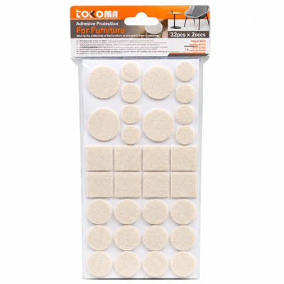 Tokoma Adhesive Protection Pads for Furniture – 32 Piece Set