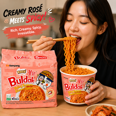 Samyang Buldak Rosé Spicy Ramen 5 Pack (700g)