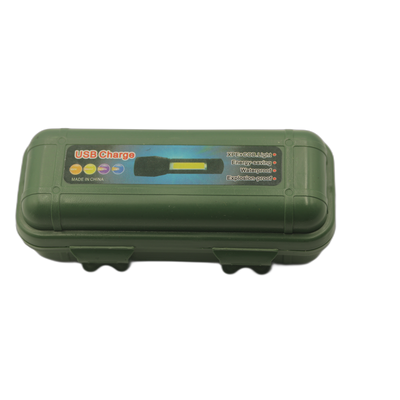 USB-rechargeable LED flashlight