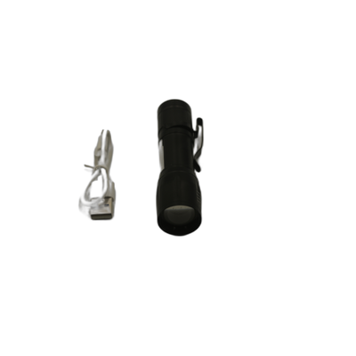 USB-rechargeable LED flashlight