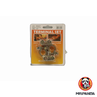 Bronze-Plated Automotive Battery Terminal Set