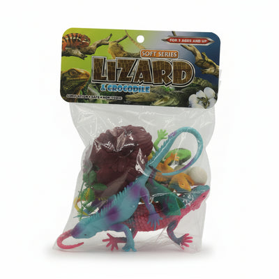Soft Series Lizard & Crocodile Toy Set