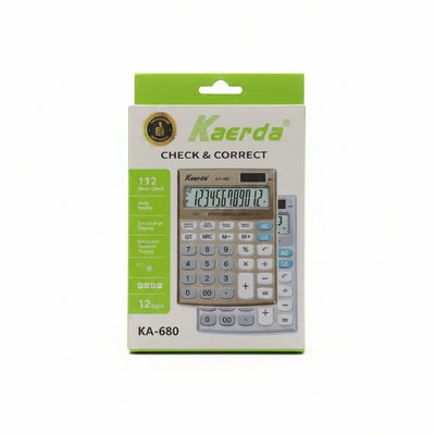 Kaerda KA-680 Check & Correct Desktop Calculator