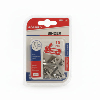 Silver Paper Binders - 40mm