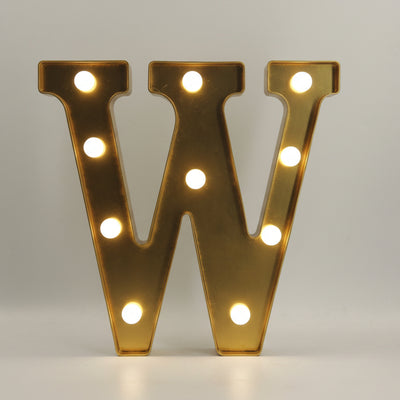 Gold Marquee Light Up Numbers & Letters