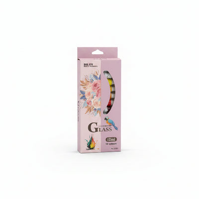 Glass Paint Tube Set - 12-Color