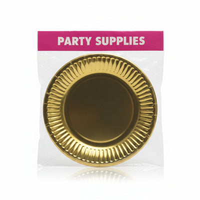 Metallic Gold Paper Plates