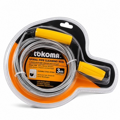 Spiral Pipe Cleaning Reel – 3m